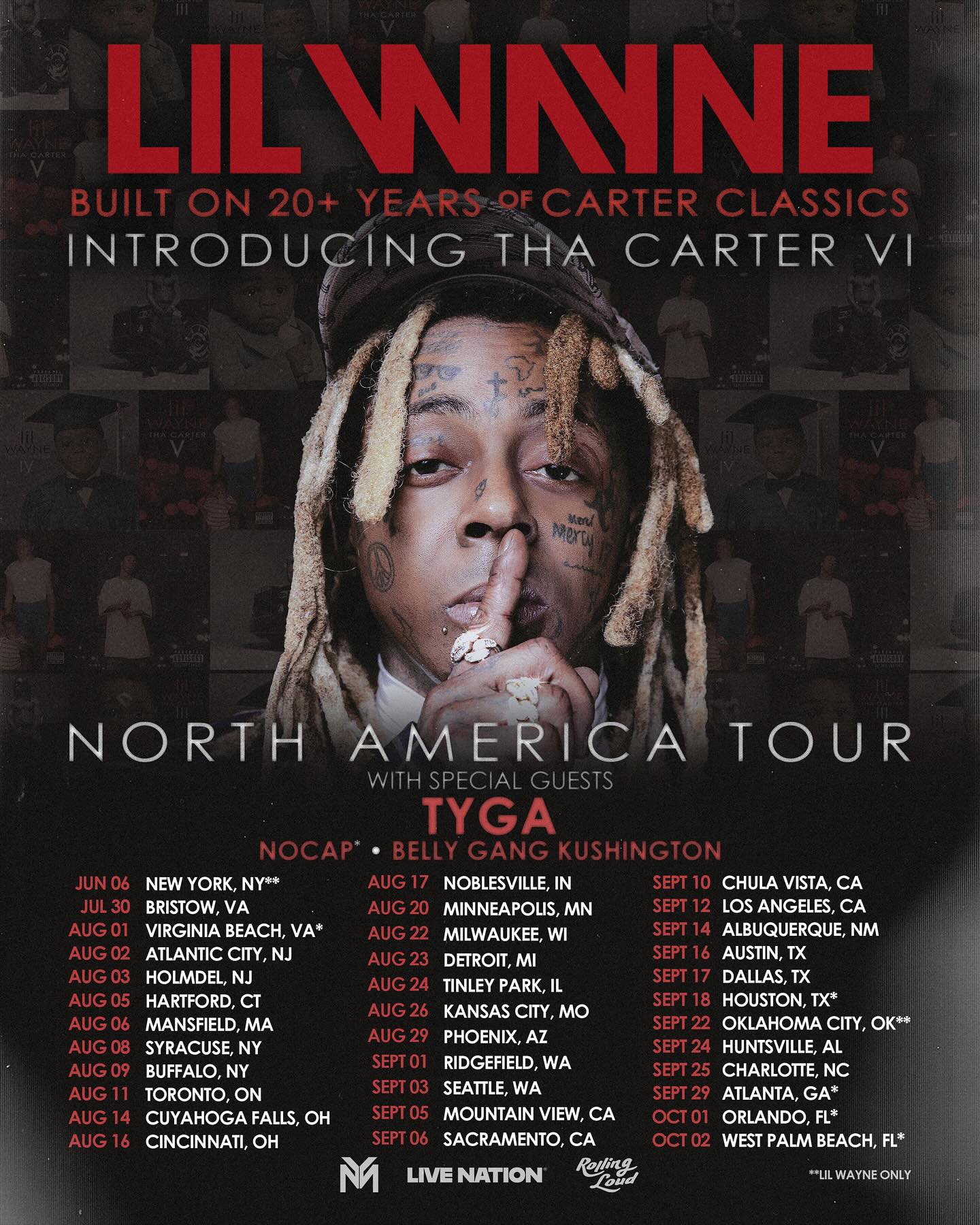 Belly Gang Kushington Tour Poster 2025